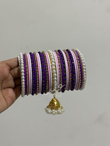 Purple & Pink Bangle Set - BNG 21