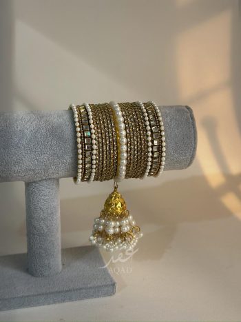 Majesty Jhumka Bangle Set - BNG 22