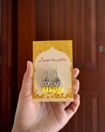Neo- Jhumka (yellow)- JER- 20