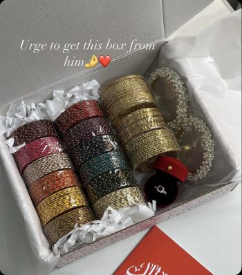 Multi thread Bangle box with ring- BB13