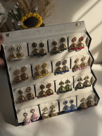 16-Pair Jhumka Storage Box (empty)